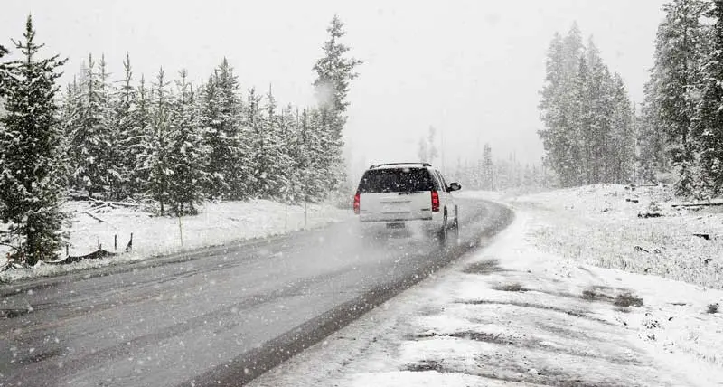 Car Accident in the Winter
